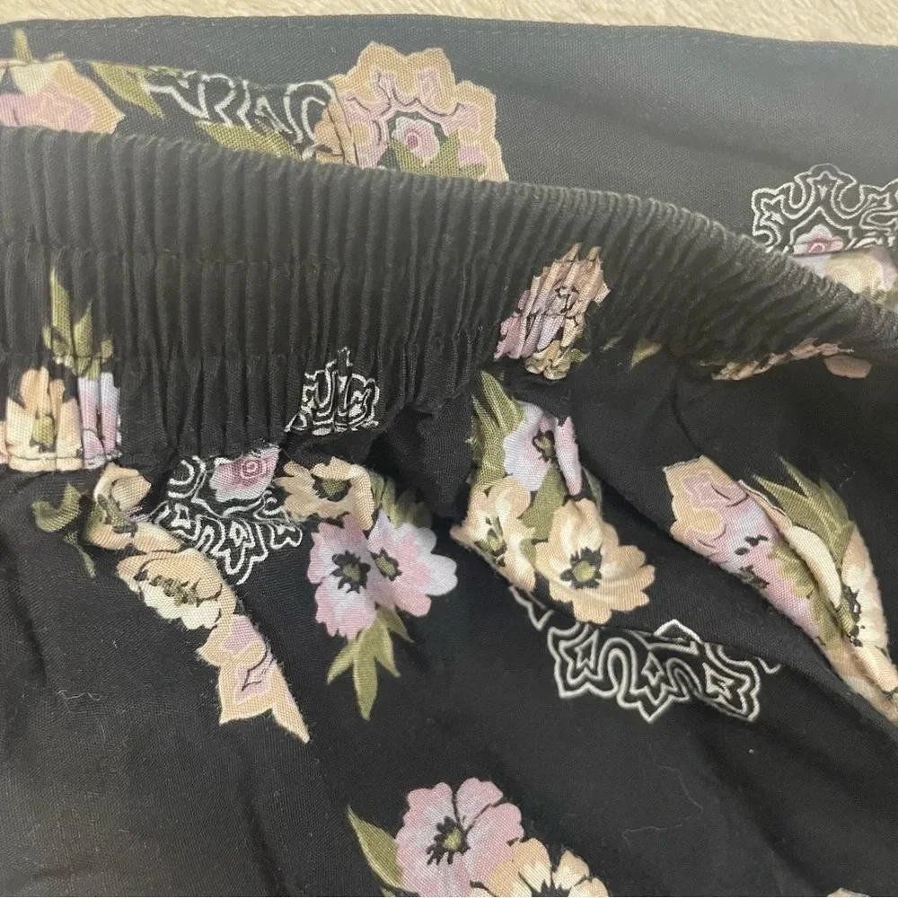 Karen Scott whimisgoth maxi skirt purple flowers women’s 12 cottage core